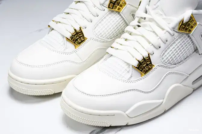 Cheap TBK Gold 4 AQ9129-170 Jordan Retro Metallic 0525